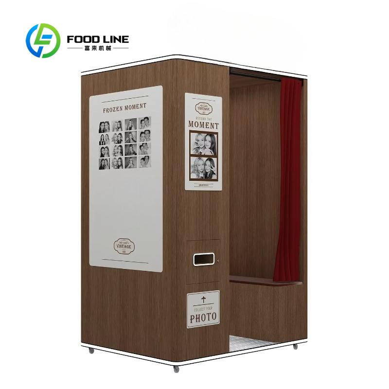 Commercial Photo Printing Kiosk - 맞춤형 빈티지 셀카 포토 부스 키오스크